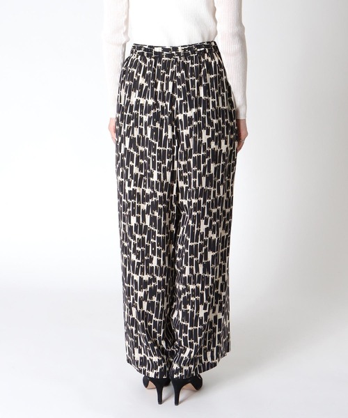 Jines（ジネス）の「Deveauxラメ入りプリントワイドパンツ（その他パンツ・レディース・ホワイト/ブラック・38）」の20枚目の写真