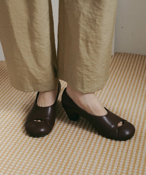 セール】CURVE LINE ROUND PUMPS（パンプス）｜MANOF（マノフ）の