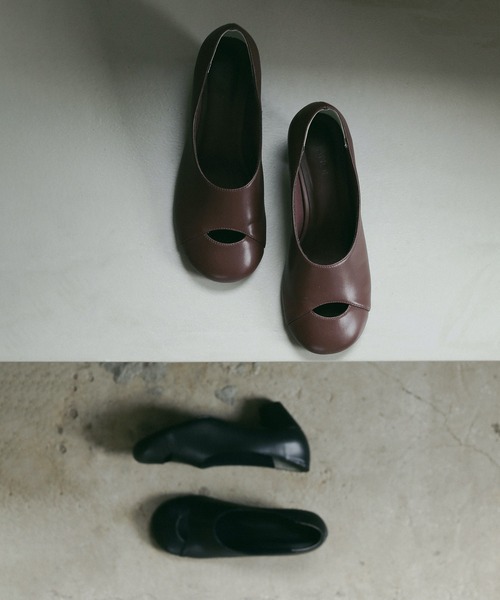 セール】CURVE LINE ROUND PUMPS（パンプス）｜MANOF（マノフ）の