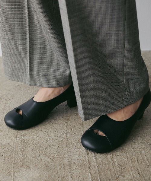 セール】CURVE LINE ROUND PUMPS（パンプス）｜MANOF（マノフ）の