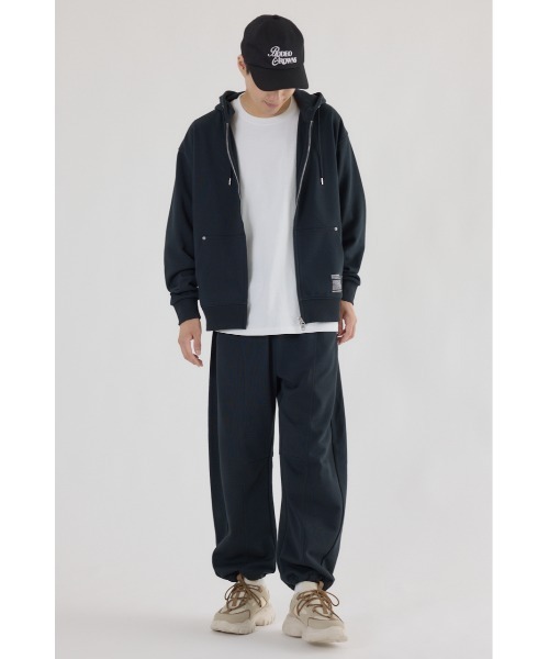 RODEO CROWNS WIDE BOWL（ロデオクラウンズワイドボウル）の「SHARE バレルスウェットパンツ（スウェットパンツ・レディース・ブラック/グレー×ホワイト/ブラウン/レッド・MEDIUM/LARGE）」の14枚目の写真