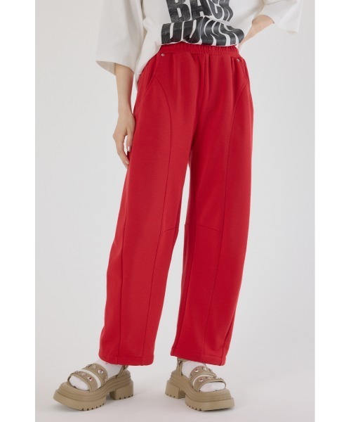 RODEO CROWNS WIDE BOWL（ロデオクラウンズワイドボウル）の「SHARE バレルスウェットパンツ（スウェットパンツ・レディース・ブラック/グレー×ホワイト/ブラウン/レッド・MEDIUM/LARGE）」の17枚目の写真