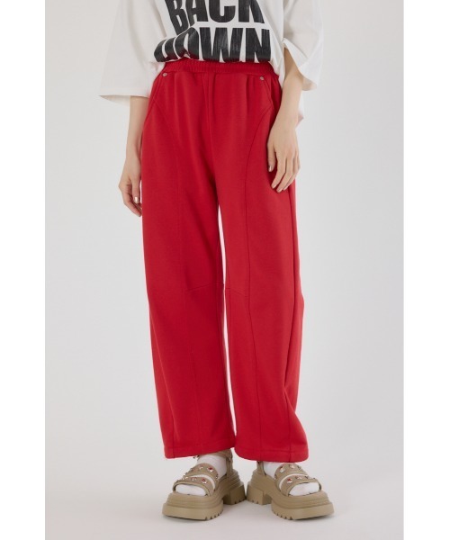 RODEO CROWNS WIDE BOWL（ロデオクラウンズワイドボウル）の「SHARE バレルスウェットパンツ（スウェットパンツ・レディース・ブラック/グレー×ホワイト/ブラウン/レッド・MEDIUM/LARGE）」の18枚目の写真