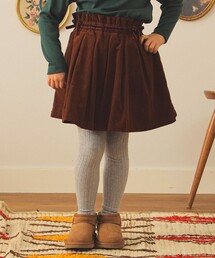 こども ビームス（コドモビームス）の「コーデュロイ ショーツイン スカート 2025FW（90～140cm）（スカート）」