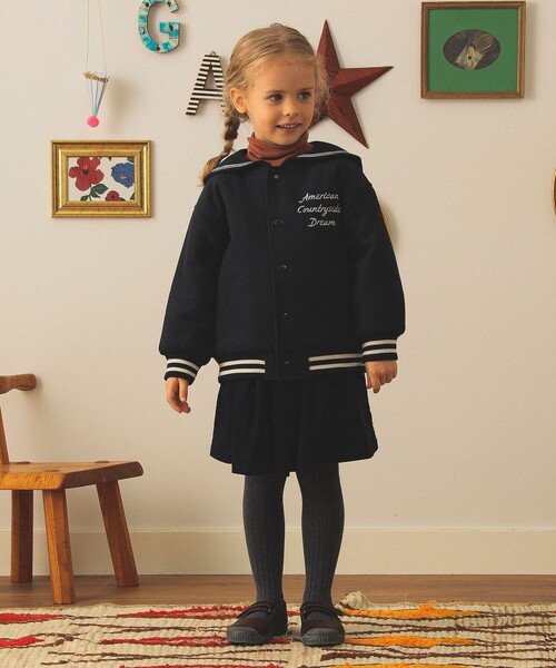 こども ビームス（コドモビームス）の「コーデュロイ ショーツイン スカート 2025FW（90～140cm）（スカート・キッズ・ブラウン/ネイビー・90/140/130/120/110/100）」の6枚目の写真