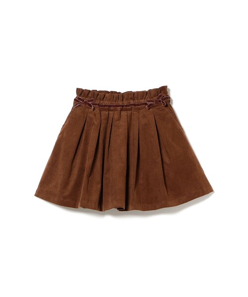 こども ビームス（コドモビームス）の「コーデュロイ ショーツイン スカート 2025FW（90～140cm）（スカート・キッズ・ブラウン/ネイビー・90/140/130/120/110/100）」の7枚目の写真