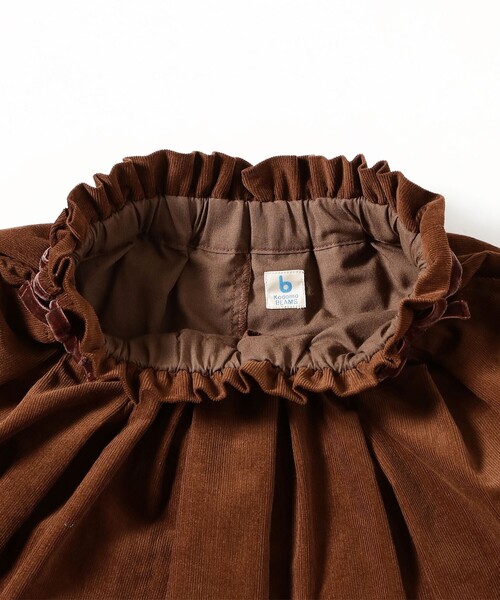 こども ビームス（コドモビームス）の「コーデュロイ ショーツイン スカート 2025FW（90～140cm）（スカート・キッズ・ブラウン/ネイビー・90/140/130/120/110/100）」の12枚目の写真