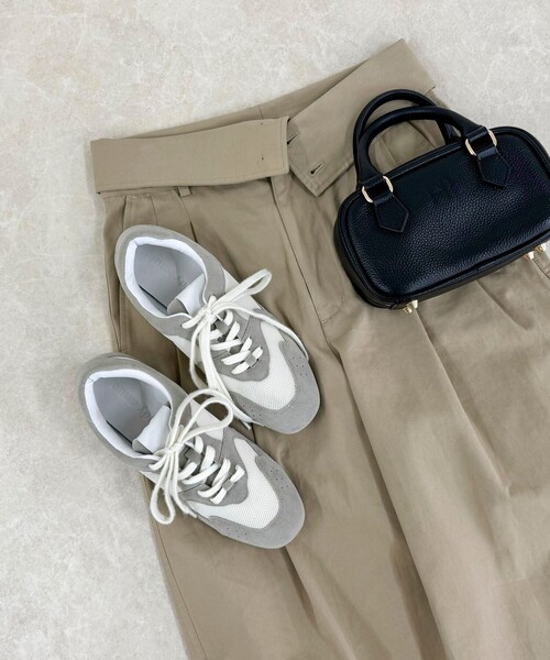 fredy emue（フレディエミュ）の「スマートメッシュスニーカー（スニーカー・レディース・ライトグレー/ブラック・L/M/S）」の10枚目の写真