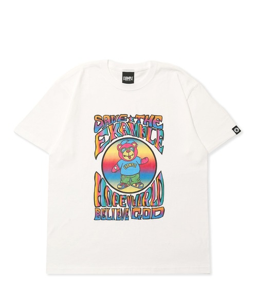 EXAMPLE（エグザンプル）の「EXAMPLE GRATEFUL BEAR TEE（Tシャツ/カットソー・メンズ・ブラック/ホワイト・M/L/XL/XXL）」の4枚目の写真