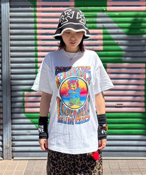 EXAMPLE（エグザンプル）の「EXAMPLE GRATEFUL BEAR TEE（Tシャツ/カットソー・メンズ・ブラック/ホワイト・M/L/XL/XXL）」の12枚目の写真