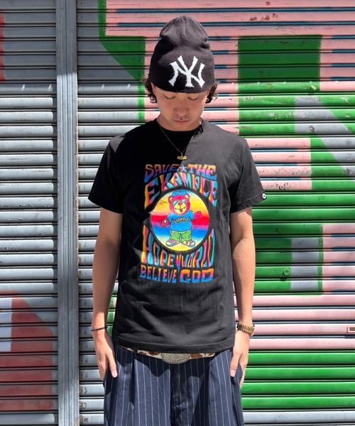 EXAMPLE（エグザンプル）の「EXAMPLE GRATEFUL BEAR TEE（Tシャツ/カットソー・メンズ・ブラック/ホワイト・M/L/XL/XXL）」の14枚目の写真