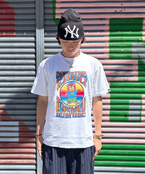 EXAMPLE（エグザンプル）の「EXAMPLE GRATEFUL BEAR TEE（Tシャツ/カットソー・メンズ・ブラック/ホワイト・M/L/XL/XXL）」の15枚目の写真
