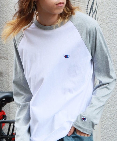 Champion(チャンピオン)の「Champion/チャンピオン L/S T-SHIRT ロンT(Tシャツ/カットソー・メンズ・ネイビー/ブラック/ブラウン/グレー・XL/L/M)」の3枚目の写真