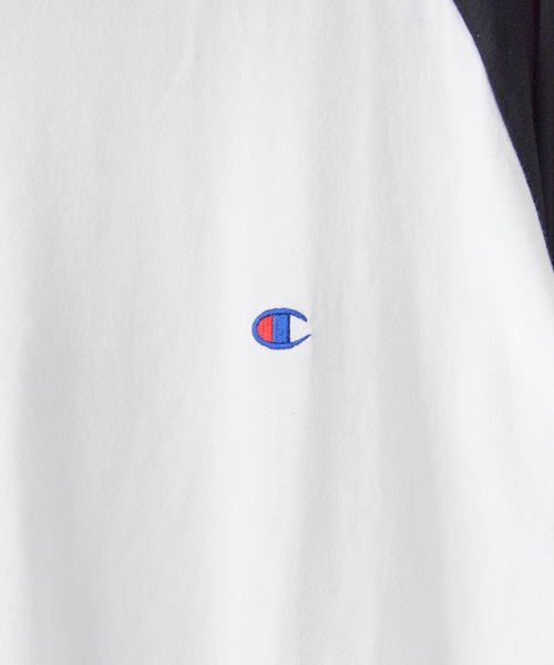 Champion(チャンピオン)の「Champion/チャンピオン L/S T-SHIRT ロンT(Tシャツ/カットソー・メンズ・ネイビー/ブラック/ブラウン/グレー・XL/L/M)」の6枚目の写真