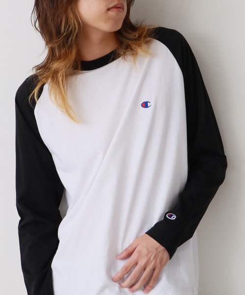 Champion(チャンピオン)の「Champion/チャンピオン L/S T-SHIRT ロンT(Tシャツ/カットソー・メンズ・ネイビー/ブラック/ブラウン/グレー・XL/L/M)」の10枚目の写真