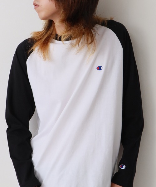 Champion(チャンピオン)の「Champion/チャンピオン L/S T-SHIRT ロンT(Tシャツ/カットソー・メンズ・ネイビー/ブラック/ブラウン/グレー・XL/L/M)」の11枚目の写真