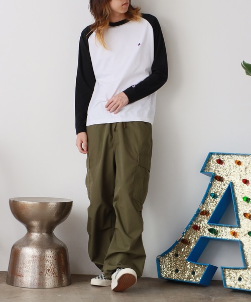 Champion(チャンピオン)の「Champion/チャンピオン L/S T-SHIRT ロンT(Tシャツ/カットソー・メンズ・ネイビー/ブラック/ブラウン/グレー・XL/L/M)」の13枚目の写真