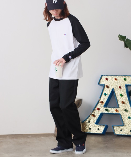 Champion(チャンピオン)の「Champion/チャンピオン L/S T-SHIRT ロンT(Tシャツ/カットソー・メンズ・ネイビー/ブラック/ブラウン/グレー・XL/L/M)」の18枚目の写真