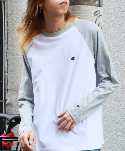 Champion(チャンピオン)の「Champion/チャンピオン L/S T-SHIRT ロンT(Tシャツ/カットソー・メンズ・ネイビー/ブラック/ブラウン/グレー・XL/L/M)」の20枚目の写真