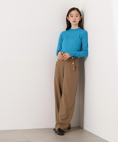 N.(N. Natural Beauty Basic)(エヌエヌナチュラルビューティーベーシック)の「レイヤード風ニット(ニット/セーター・レディース・ネイビー/ブルー/チャコールグレー・MEDIUM)」の19枚目の写真