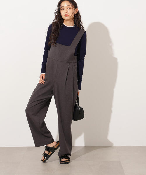 N.(N. Natural Beauty Basic)(エヌエヌナチュラルビューティーベーシック)の「レイヤード風ニット(ニット/セーター・レディース・ネイビー/ブルー/チャコールグレー・MEDIUM)」の7枚目の写真