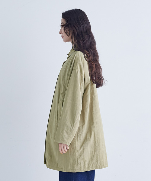 conges payes ADIEU TRISTESSE（コンジェ ペイエ アデュートリステス）の「ライナー付きステンカラーコート（その他アウター・レディース・ベージュ/ブラック・38）」の21枚目の写真