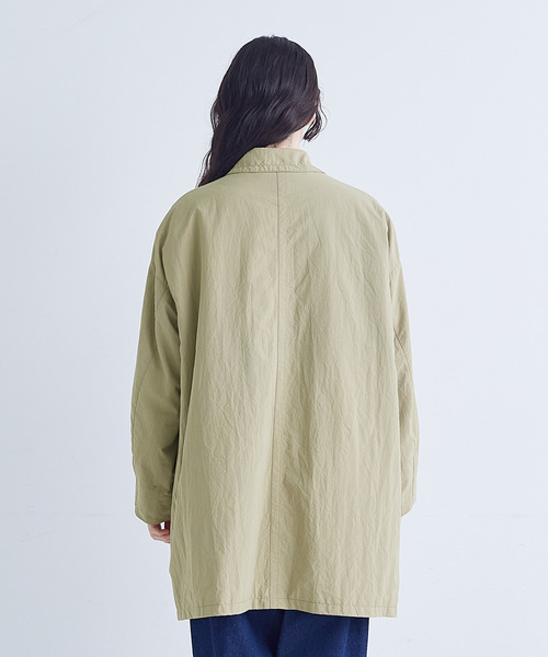 conges payes ADIEU TRISTESSE（コンジェ ペイエ アデュートリステス）の「ライナー付きステンカラーコート（その他アウター・レディース・ベージュ/ブラック・38）」の22枚目の写真