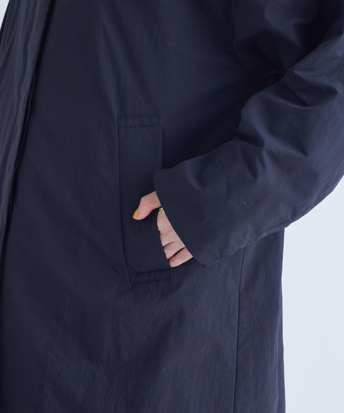 conges payes ADIEU TRISTESSE（コンジェ ペイエ アデュートリステス）の「ライナー付きステンカラーコート（その他アウター・レディース・ベージュ/ブラック・38）」の5枚目の写真