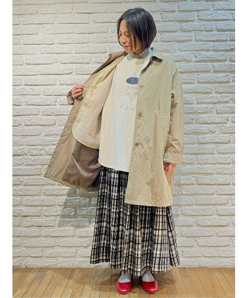 ライナー付きステンカラーコート（その他アウター）｜conges payes