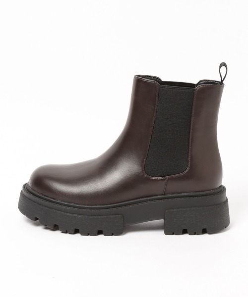 LEPSIM（レプシィム）の「サイドゴアブーツ　589571（ブーツ・レディース・ダークブラウン/ブラック・SMALL/LARGE/MEDIUM）」の8枚目の写真