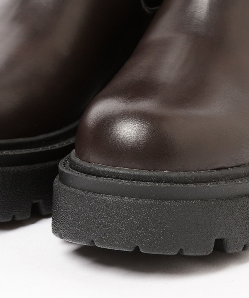 LEPSIM（レプシィム）の「サイドゴアブーツ　589571（ブーツ・レディース・ダークブラウン/ブラック・SMALL/LARGE/MEDIUM）」の13枚目の写真