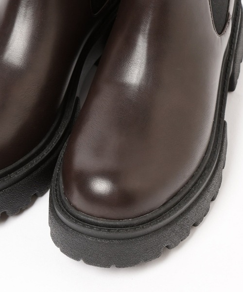 LEPSIM（レプシィム）の「サイドゴアブーツ　589571（ブーツ・レディース・ダークブラウン/ブラック・SMALL/LARGE/MEDIUM）」の15枚目の写真