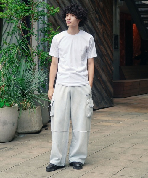 BEN DAVIS（ベンデイビス）の「【BEN DAVIS/ベンデイビス】パウダーブリーチ スウェット カーゴパンツ（カーゴパンツ・メンズ・チャコールグレー/ブラック/オフホワイト・MEDIUM/LARGE/X-LARGE）」の4枚目の写真