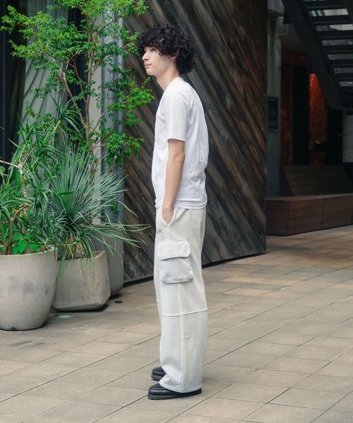 BEN DAVIS（ベンデイビス）の「【BEN DAVIS/ベンデイビス】パウダーブリーチ スウェット カーゴパンツ（カーゴパンツ・メンズ・チャコールグレー/ブラック/オフホワイト・MEDIUM/LARGE/X-LARGE）」の5枚目の写真