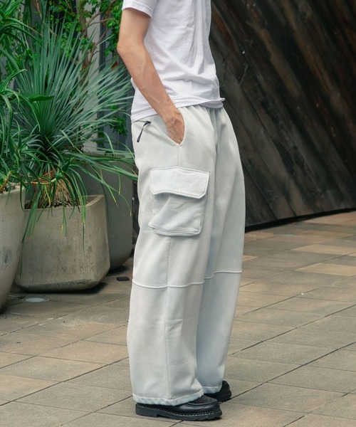 BEN DAVIS（ベンデイビス）の「【BEN DAVIS/ベンデイビス】パウダーブリーチ スウェット カーゴパンツ（カーゴパンツ・メンズ・チャコールグレー/ブラック/オフホワイト・MEDIUM/LARGE/X-LARGE）」の7枚目の写真