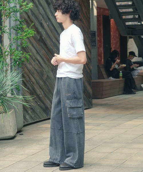 BEN DAVIS（ベンデイビス）の「【BEN DAVIS/ベンデイビス】パウダーブリーチ スウェット カーゴパンツ（カーゴパンツ・メンズ・チャコールグレー/ブラック/オフホワイト・MEDIUM/LARGE/X-LARGE）」の12枚目の写真