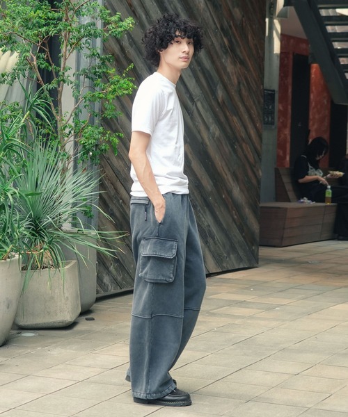 BEN DAVIS（ベンデイビス）の「【BEN DAVIS/ベンデイビス】パウダーブリーチ スウェット カーゴパンツ（カーゴパンツ・メンズ・チャコールグレー/ブラック/オフホワイト・MEDIUM/LARGE/X-LARGE）」の13枚目の写真