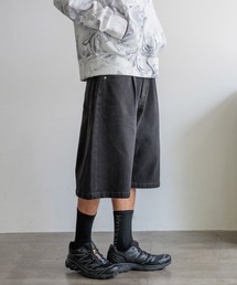HEREIAM | 【HEREIAM】ユニセックスサイズバリエ/Flexデニムクロップドショーツ(デニムパンツ)