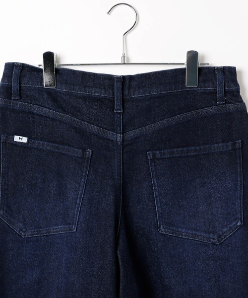 HEREIAM（ヘレイアム）の「【HEREIAM】ユニセックスサイズバリエ/Flexデニムクロップドショーツ（デニムパンツ・レディース・ブラック/インディゴブルー・S-M/M-L）」の14枚目の写真
