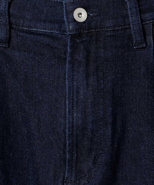 HEREIAM（ヘレイアム）の「【HEREIAM】ユニセックスサイズバリエ/Flexデニムクロップドショーツ（デニムパンツ・レディース・ブラック/インディゴブルー・S-M/M-L）」の17枚目の写真
