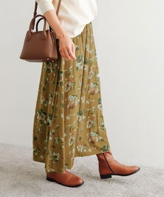 セール】WILD ROSE CANVAS ART SKIRT（スカート）｜Ameri