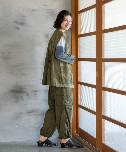 セール】ヤワラカカーゴパンツ（カーゴパンツ）｜niko and