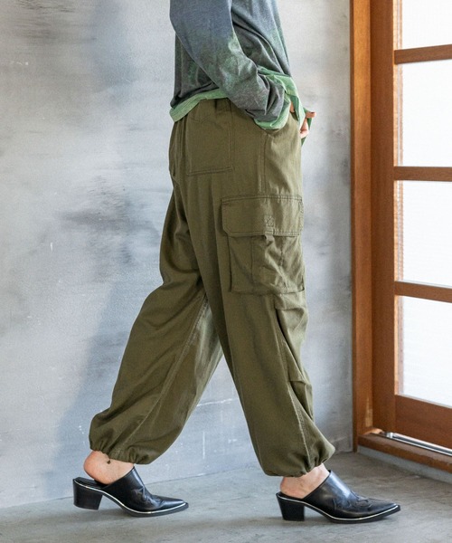 セール】ヤワラカカーゴパンツ（カーゴパンツ）｜niko and