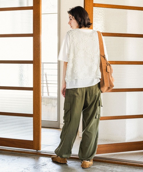 niko and...（ニコアンド）の「ヤワラカカーゴパンツ（カーゴパンツ・レディース・カーキ/ブラック/ブラウン・MEDIUM/LARGE）」の13枚目の写真