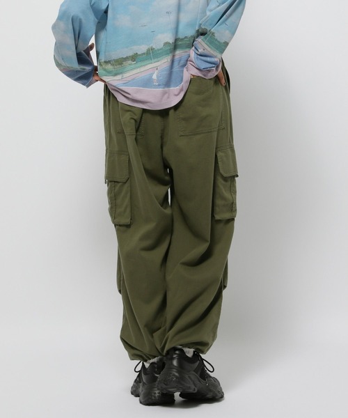 りぇ/ NUMBER18 ohako ⿻ ルーズ カーゴパンツ 春 カーキ りぇ/ NUMBER18 ohako ⿻ ルーズ カーゴパンツ 春 カーキ りぇ
