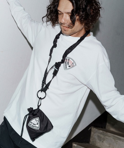 No Rain No Rainbow（ノーレインノーレインボー）の「mko13107-NR mini shoulder bag ショルダーバッグ(NR25W-39)（ショルダーバッグ・メンズ・ブラック/ブラック×グレー/グレー・FREE）」の6枚目の写真