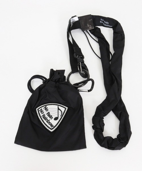 No Rain No Rainbow（ノーレインノーレインボー）の「mko13107-NR mini shoulder bag ショルダーバッグ(NR25W-39)（ショルダーバッグ・メンズ・ブラック/ブラック×グレー/グレー・FREE）」の14枚目の写真