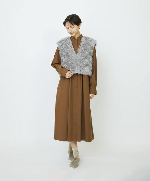 LOISIR（ロワズィール）の「【少量生産】シュタイフ・ファーベスト（ベスト・レディース・グレー・FREE）」の14枚目の写真