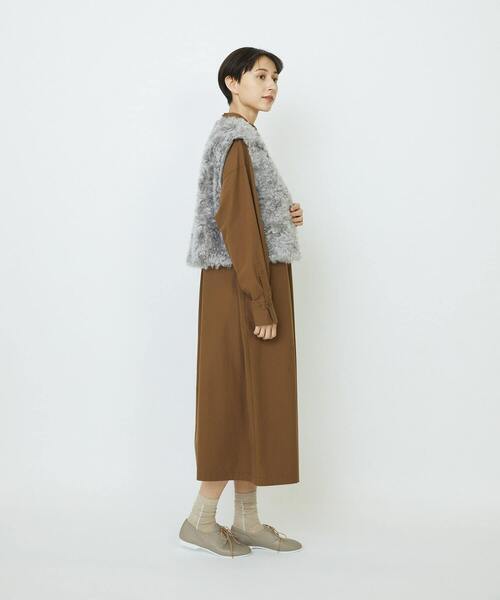 LOISIR（ロワズィール）の「【少量生産】シュタイフ・ファーベスト（ベスト・レディース・グレー・FREE）」の10枚目の写真