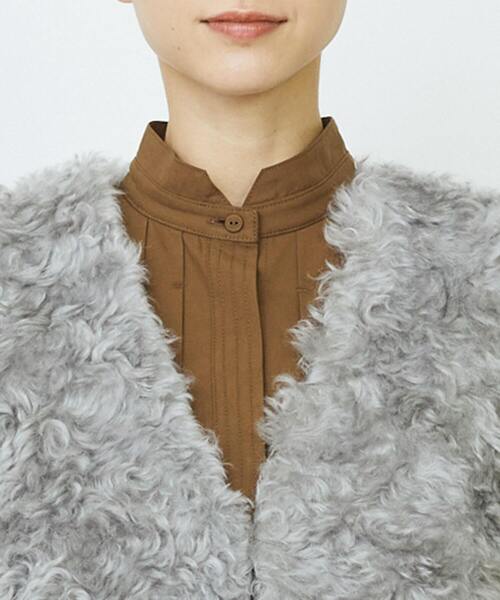 LOISIR（ロワズィール）の「【少量生産】シュタイフ・ファーベスト（ベスト・レディース・グレー・FREE）」の5枚目の写真